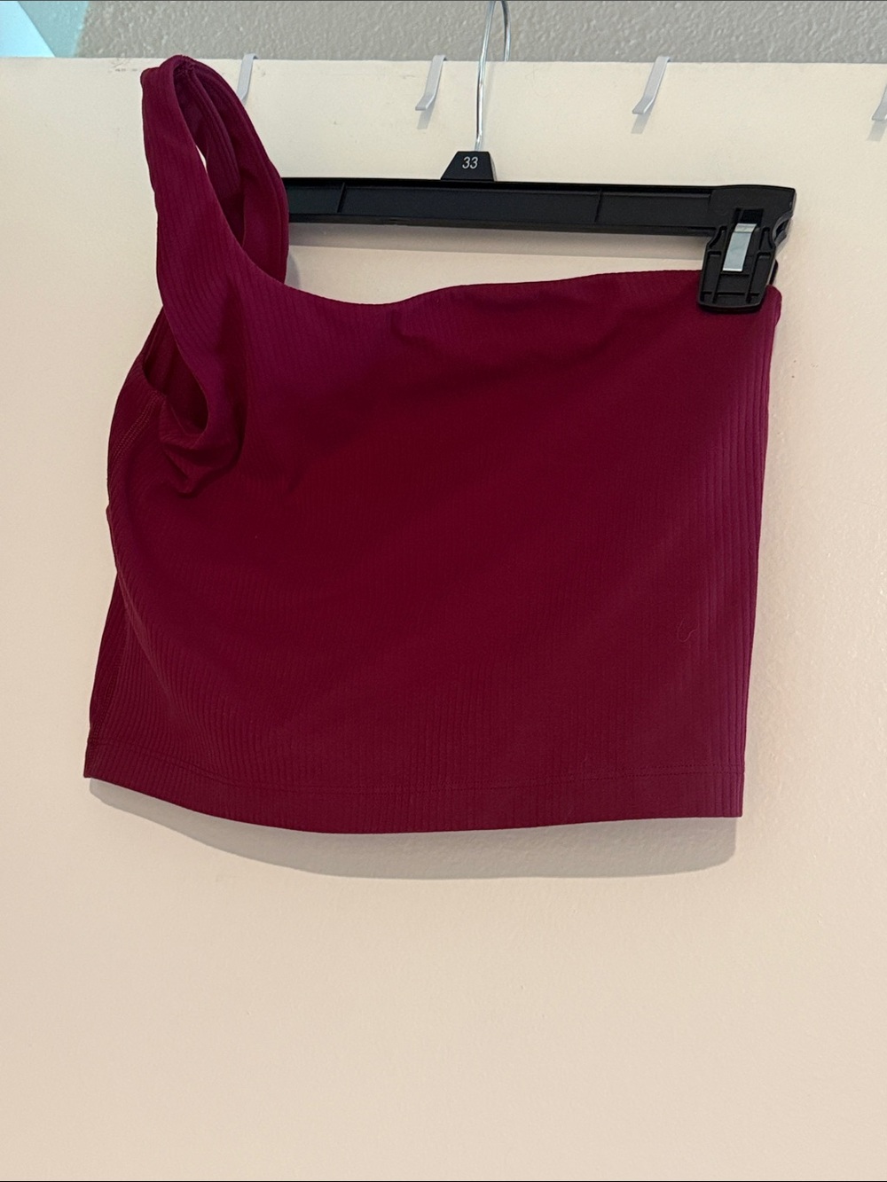 Lululemon One-Shoulder Crop Top